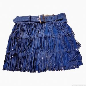 Blue Western skirt